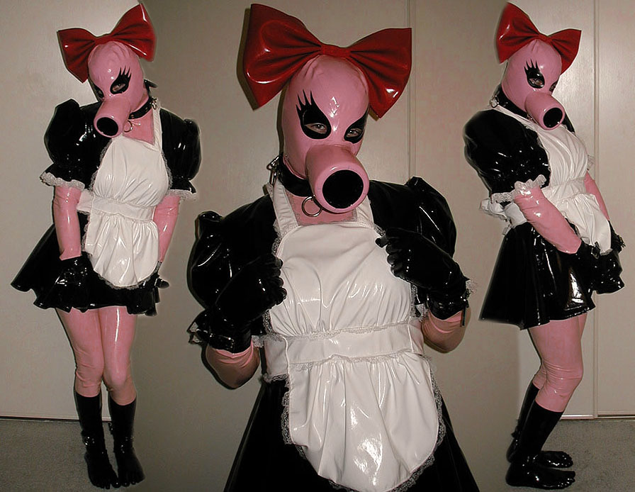 Sexy pig costume - 🧡 Надувной костюм "розовая Свинка"; платье дл...